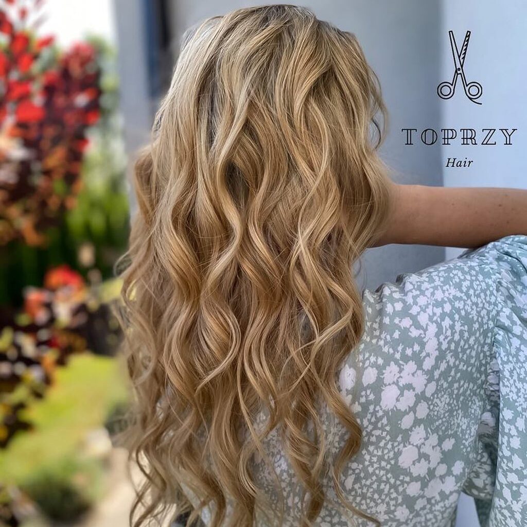 Blond włosy fryzjer toprzyhair Tomasz Przybylski